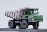 БелАЗ-540А карьерный самосвал - зеленый/серый (лимитированное издание) 1:43