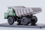 БелАЗ-540А карьерный самосвал - зеленый/серый (лимитированное издание) 1:43