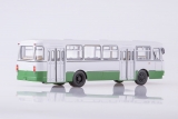 Ликинский автобус-677М автобус городской - белый/зеленый 1:43