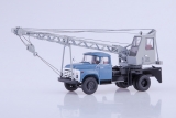 ЗиЛ-130 автокран АК-75В - голубой/серый 1:43