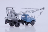 ЗиЛ-130 автокран АК-75В - голубой/серый 1:43