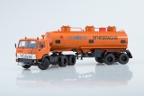 КАМАЗ-54112 седельный тягач + полуприцеп-цистерна для светлых нефтепродуктов НЕФАЗ-96742-010 1:43