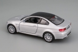 BMW M3 Coupe (E92) - серебристый металлик - без коробки 1:36