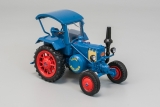 Lanz Bulldog D7506A трактор колесный - Allzweck 1952 - синий - №57 с журналом 1:43