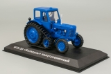 МТЗ-50 «Беларусь» трактор полугусеничный - синий - №61 с журналом 1:43