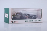 ЗиЛ-130В1 седельный тягач + ТЦ-4 полуприцеп-цементовоз - хаки/серый 1:43