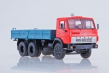 КАМАЗ-5320 бортовой - красный/хаки 1:43