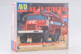 Миасский грузовик-375Н пожарная автоцистерна АЦ-40(375Н)Ц1А - сборная модель 1:43