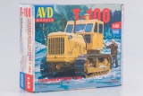 Т-100 гусеничный трактор - сборная модель 1:43