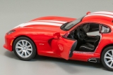 Dodge SRT Viper GTS - 2013 - красный/белые полосы - без коробки 1:36