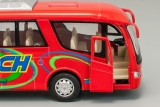 Автобус туристический - красный - без коробки