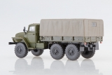 Миасский грузовик-4320 бортовой с тентом - хаки 1:43
