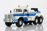 КрАЗ-255Б грузовой эвакуатор БРО-200 - белый/синий 1:43