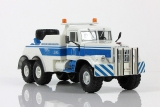 КрАЗ-255Б грузовой эвакуатор БРО-200 - белый/синий 1:43