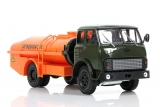 МАЗ-5334 топливозаправщик ТЗ-7,5 - хаки/оранжевый 1:43