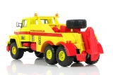 КрАЗ-260 грузовой эвакуатор БРО-200 - желтый/красный 1:43