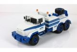КрАЗ-6322 грузовой эвакуатор БРО-200 - белый/синий 1:43