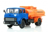 МАЗ-5334 автоцистерна для светлых нефтепродуктов АЦ-8 - синий/оранжевый 1:43