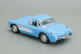 Chevrolet Corvette - 1957 - голубой/белая вставка - без коробки 1:34