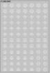 Набор декалей Эмблемы автобаз - вариант 1 - белый - 100х140 мм. 1:43
