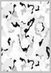 Набор декалей (белая подложка) Камуфляж 1 арктика - 200х290 мм. 1:43