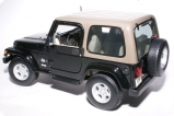 Jeep Wrangler Sahara - черный 1:18