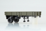 КАЗ-608В седельный тягач + ОдАЗ-885 бортовой полуприцеп - хаки 1:43