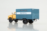 Горький-53 фургон почтовый ГЗСА-3711 - песочный/синий 1:43
