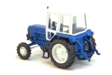 МТЗ-82 трактор (металл/пластик) - синий/белый/белые диски 1:43