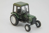 МТЗ-82 Трактор «Belarus» (металл/пластик, Люкс-2) - зеленый/черный/белые диски 1:43