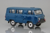 УАЗ-3962 автобус (пластик) - синий 1:43