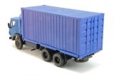 КАМАЗ-53212 контейнер - синий 1:43