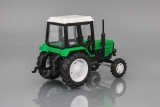 МТЗ-82 Трактор (пластик, люкс) - зеленый/черный/белая крыша и диски 1:43