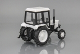 МТЗ-82 Трактор (пластик, Люкс) - белый/черный/белая крыша и диски 1:43