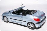 Peugeot 206 СС Convertible - голубой металлик 1:24