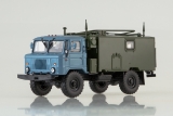 Горький-66 командно-штабная машина КШМ Р-142Н - синий/хаки 1:43