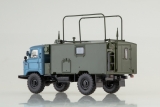 Горький-66 командно-штабная машина КШМ Р-142Н - синий/хаки 1:43