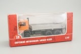 КАМАЗ-5320 бортовой - оранжевый/серый 1:43