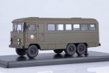 Прогресс-7 штабной автобус - Советская Армия - хаки 1:43
