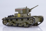 Т-26 (33) советский легкий танк - №5 с журналом (+открытка) 1:43
