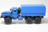 Миасский грузовик-4320 бортовой с тентом - синий 1:43
