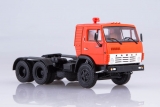 КАМАЗ-54112 седельный тягач + АСП-25 полуприцеп-муковоз - красный/желтый 1:43