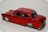 Volkswagen 1600 Notchback 2000 - тюнинг - красный металлик 1:24
