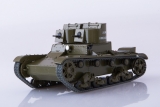 Т-26 Советский легкий двухбашенный танк- 1931 г. - №13 с журналом 1:43