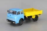 МАЗ-5111 самосвал с боковой разгрузкой - голубой/желтый 1:43