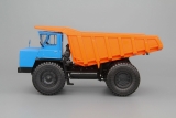 БелАЗ-7523 самосвал карьерный - синий/оранжевый 1:43