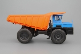 БелАЗ-7523 самосвал карьерный - синий/оранжевый 1:43