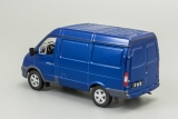 Горький-2752 «Соболь» фургон цельнометаллический - синий - №258 с журналом 1:43