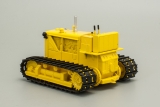Д-804 гусеничный промышленный трактор специального назначения - желтый - №114 с журналом 1:43