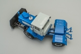 Т-150КД (ХТЗ-150К-09-25) колесный трактор с бульдозерным отвалом  - синий/серый 1:43